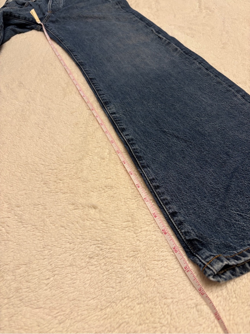 Citizens of Humanity Women Jeans 25 Blue Denim Anina Dark Button Fly Wide Leg - Picture 8 of 16